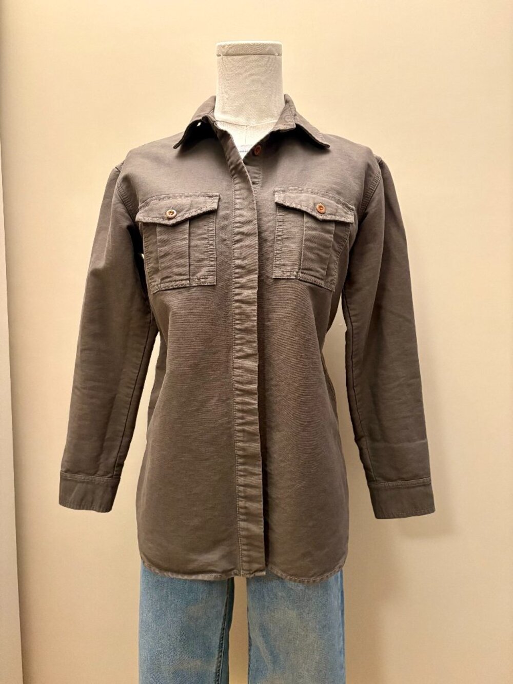Madewell Utility Jacket in Sage Green